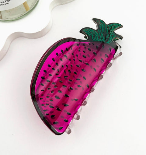 Scribble Fruit Hair Claw Clip -Options