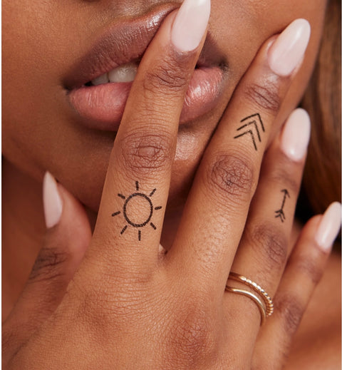 INKED By Dani- Finger Tattoos Temporary Tattoo Pack