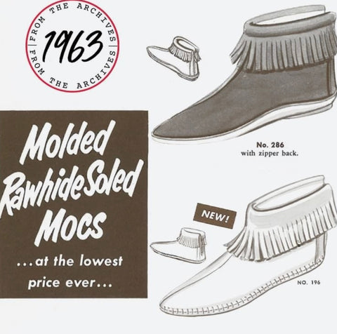 Minnetonka Women's Suede Back Zip Hardsole Ankle Boot w/ Fringe