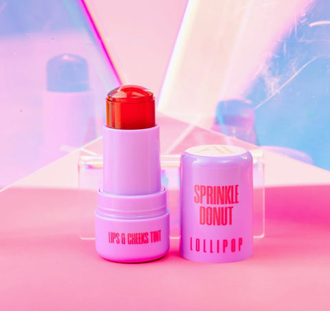 Sprinkle Donut Lollipop - Lips & Cheeks Blush Tint
