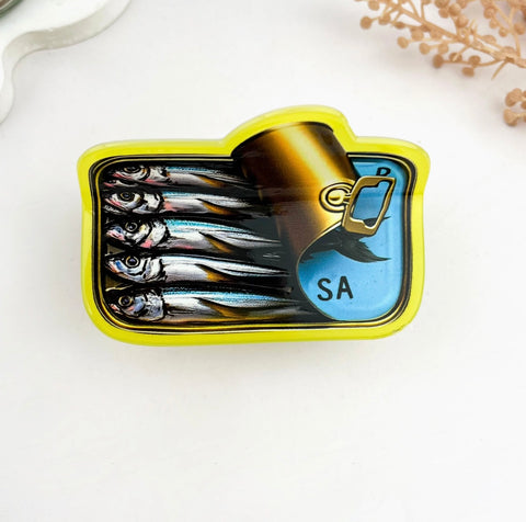 Sardine Can Hair Claw Clip- Options