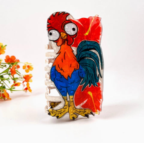 Funny Chicken Hair Claw Clip