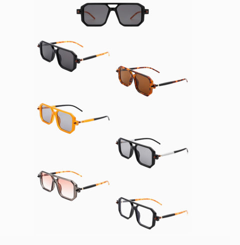 Retro Square Sunglasses - options