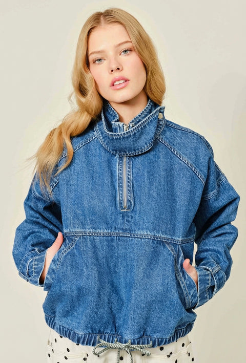 Pullover Denim Jacket