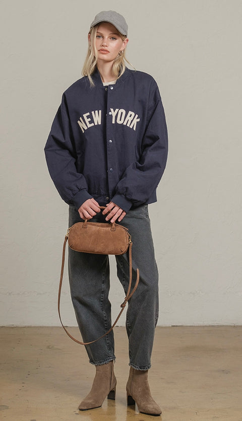 New York Patchwork Varsity Jacket