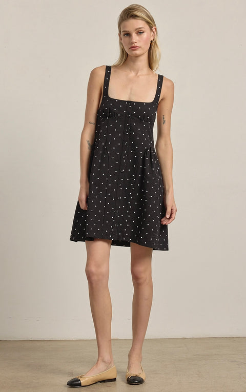 Polka Dot Button-Down Mini Dress- options