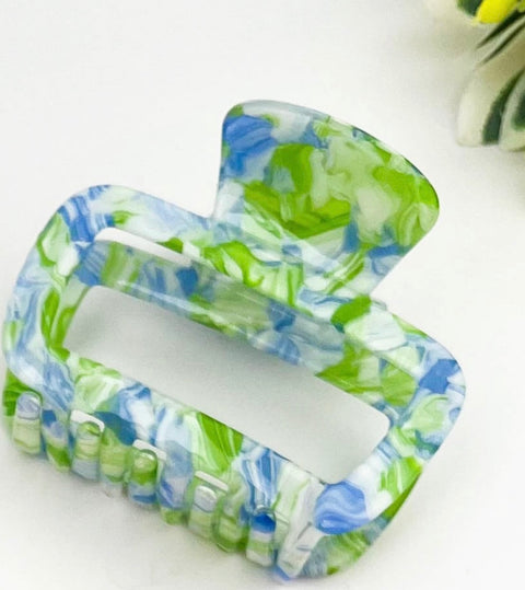 Simple Small Square Hair Claw Clip -options