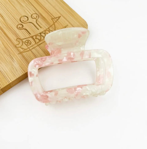 Simple Small Square Hair Claw Clip -options