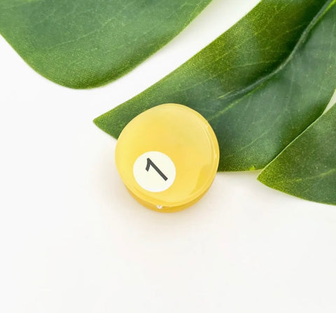 Tiny Pool Ball Hair Claw Clip -options