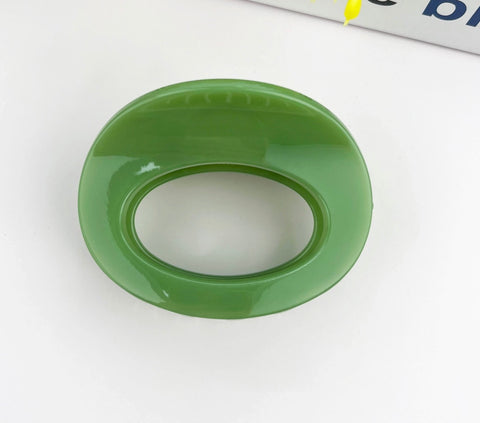 SimpleThickened Oval Hair Claw Clip