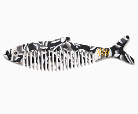 Fish Acetate Novelty Hair Combs -options