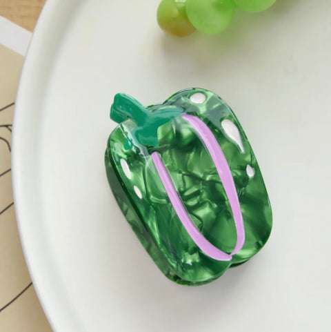Bell Pepper Hair Claw Clip