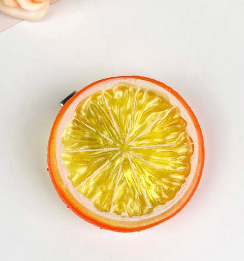 Orange Slice Duckbill Hair Clip