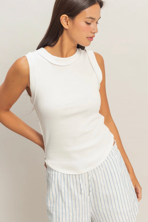 Seam Detail Basic Tank Top- options