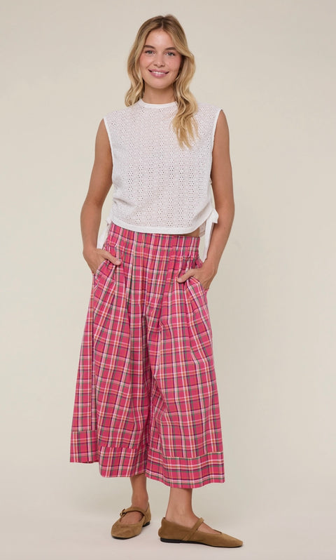 Plaid Wide Leg Pants/ Gauchos -Options