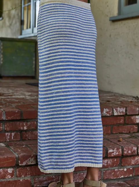 Sweater Striped Midi