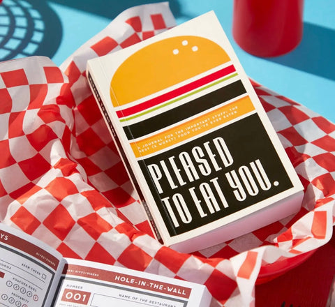 Coffee Table Games-Brass Monkey Pleased To Eat You Food Journal