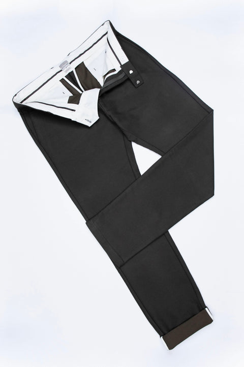 Mens Green Casual Chino Pant