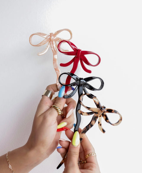 Bow French Hair Pins