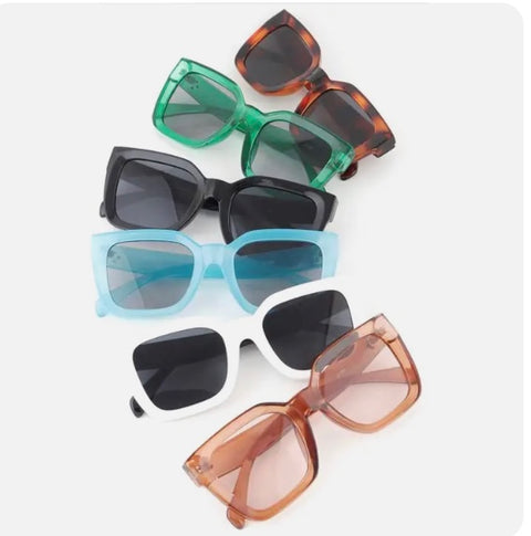 Square Mix Tint Sunglasses
