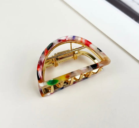 Half circle Hair claw Clip-options