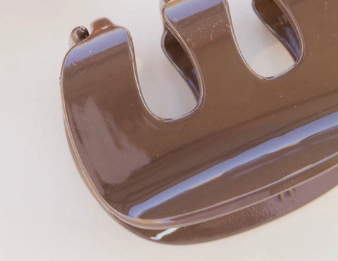 3 Prong Simple Matte Hair Claw Clip- Options