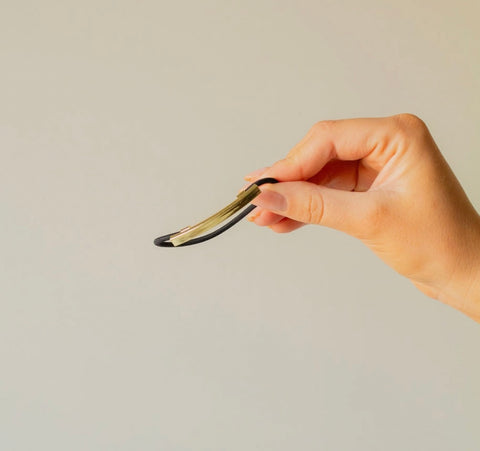 Skinny Gold Bar Hair Tie