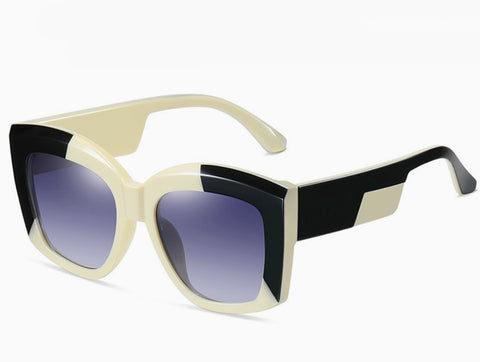 Stereo Framed Contrast Sunglasses -options