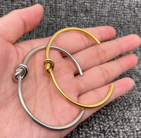 Gold Adjustable Knotted Cuff -Options