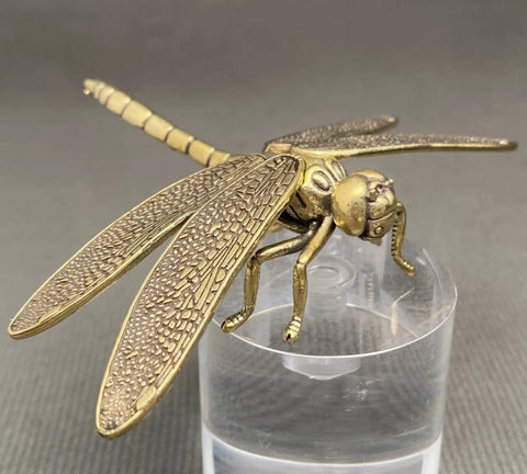 Brass Dragonfly Desktop Ornament