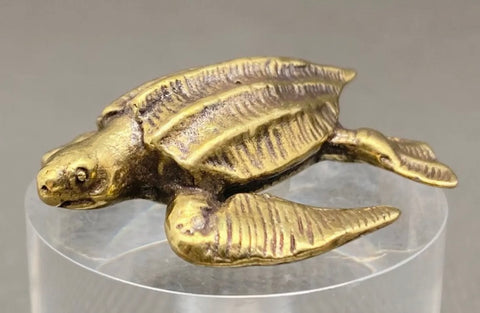 Brass Turtle Desktop Ornament