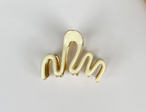 Drip Wavy Hair Claw Clip