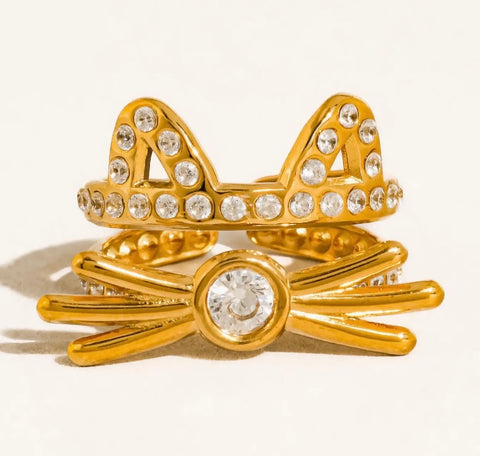 Kairo Gold Cat Ear Statement Ring