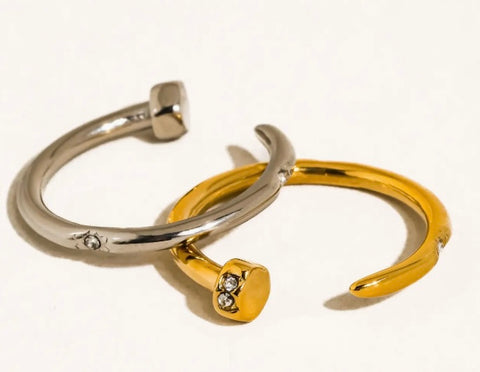 Vexa Wrap Around Nail Ring - options