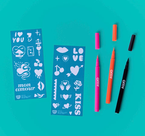 Temporary Tattoo Art Markers