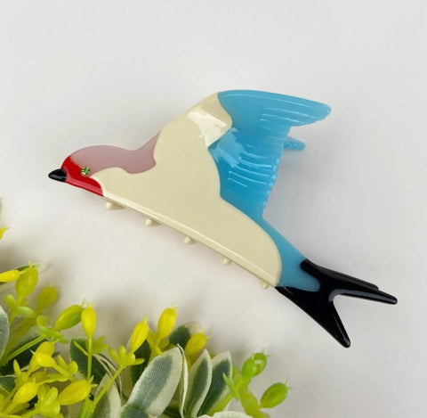 Mini Bird SwallowTail Hair Clip