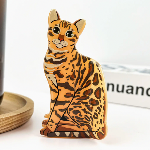 Leopard Hair Claw Clip