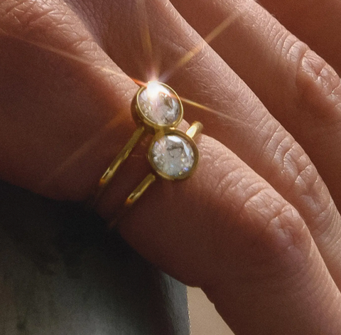 Hollis Gold Double Ring