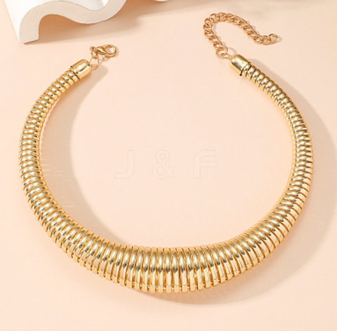 Chunky Gold Choker Necklace