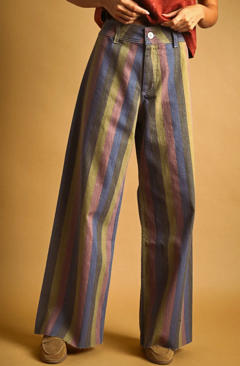 Multi Color Panel Pants