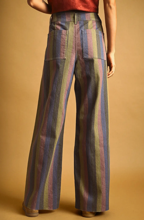 Multi Color Panel Pants