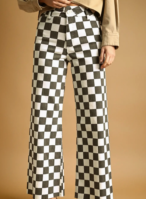Checker Board Pants