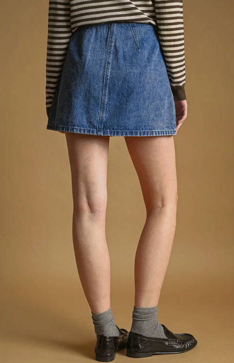 Sailor Denim Skirt