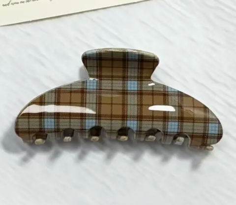 Tartan Plaid Hair Clip