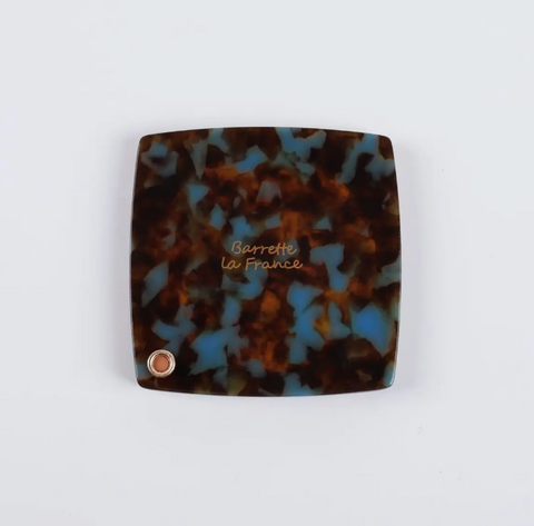 Foldable Marbled Square Compact Mirror