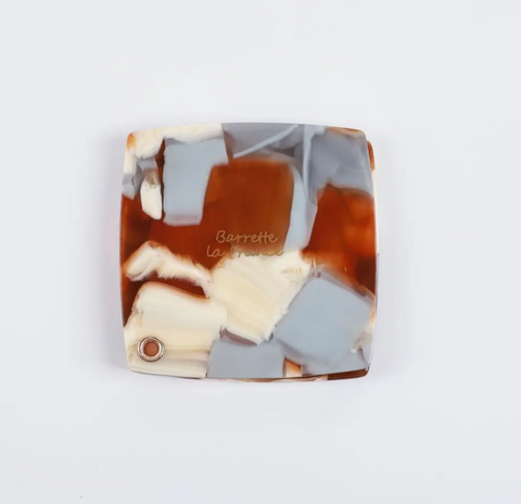 Foldable Marbled Square Compact Mirror