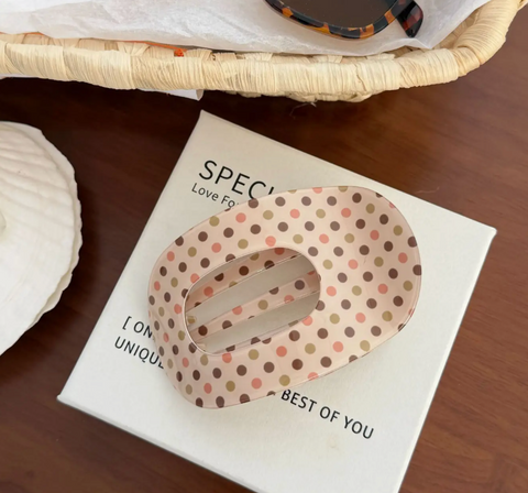 Oval Cutout Hair Clip