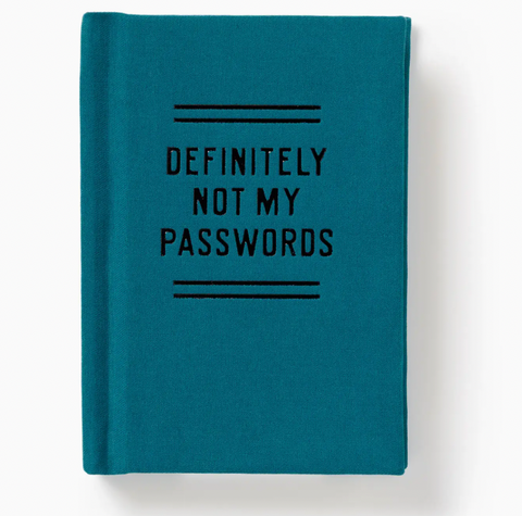 Brass Monkey Definitely Not My Passwords - Password Diary