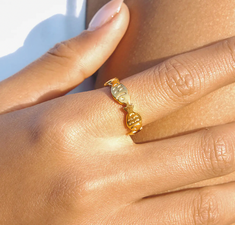 Livia Fish Wrap Open Ring