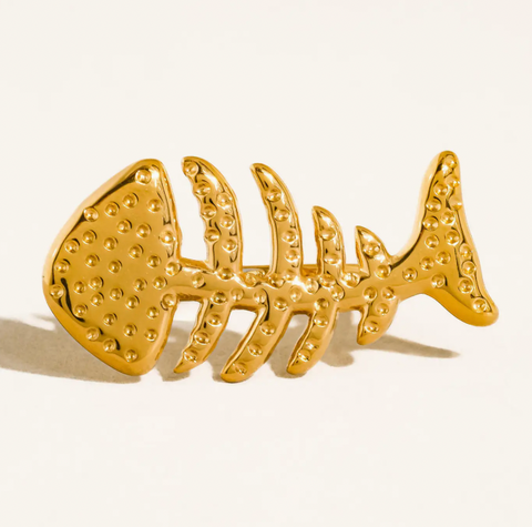 Neroli Fish Bone Adjustable Ring